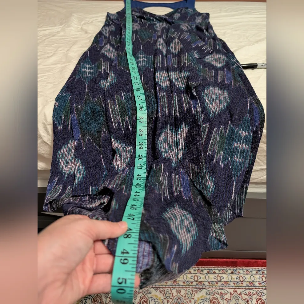 NWOT Free People All Wrapped Up Midi Dress Women's Large Blue - Image 6