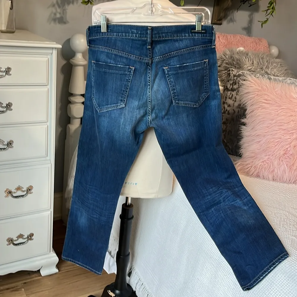 Citizens of Humanity Dylan Drop Rise Cropped Jeans Straight Leg Womens 28 - Image 9