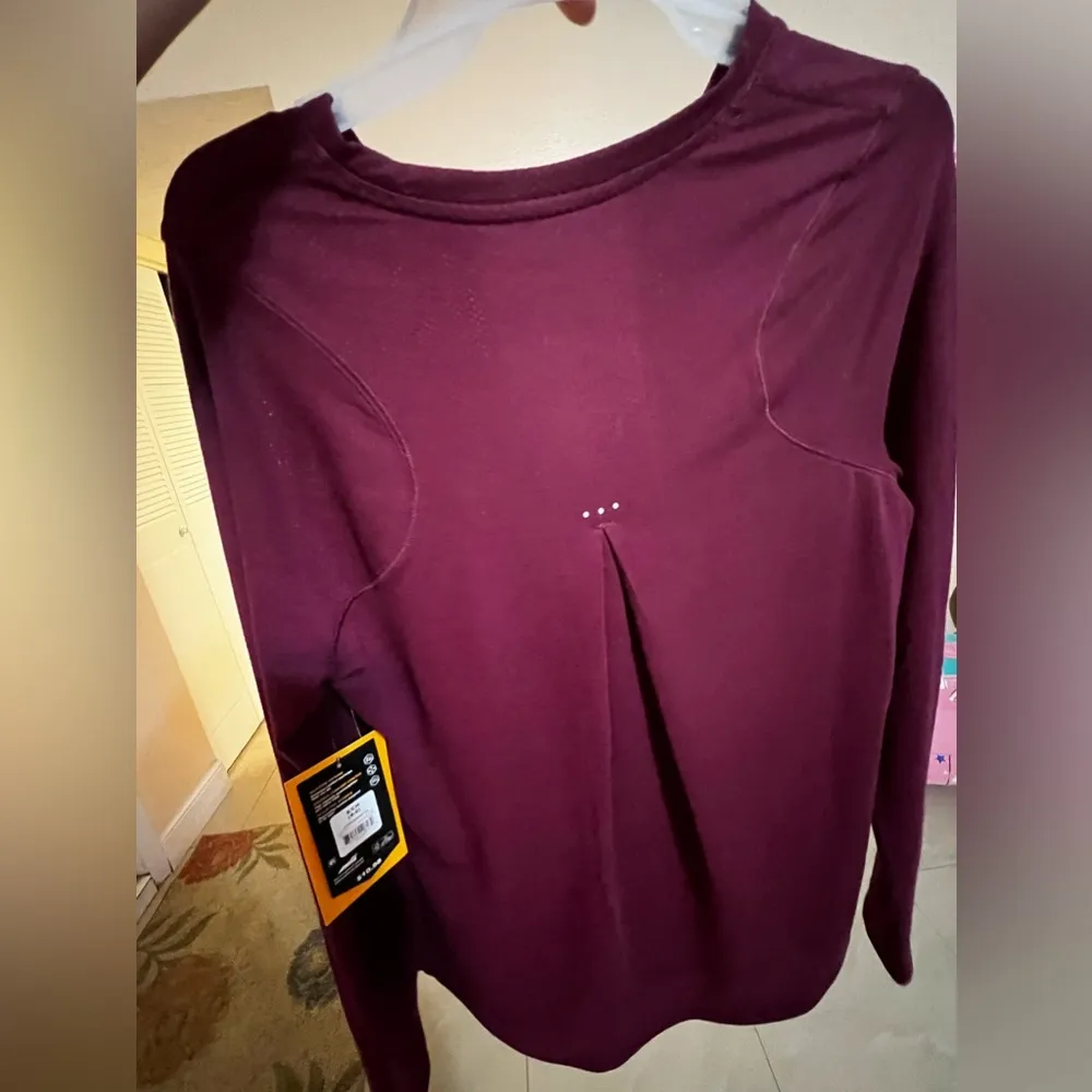 Women's‎ Crop Long Sleeves Workout Tops Sports Shirts Avía LS Performance Tee - Image 5