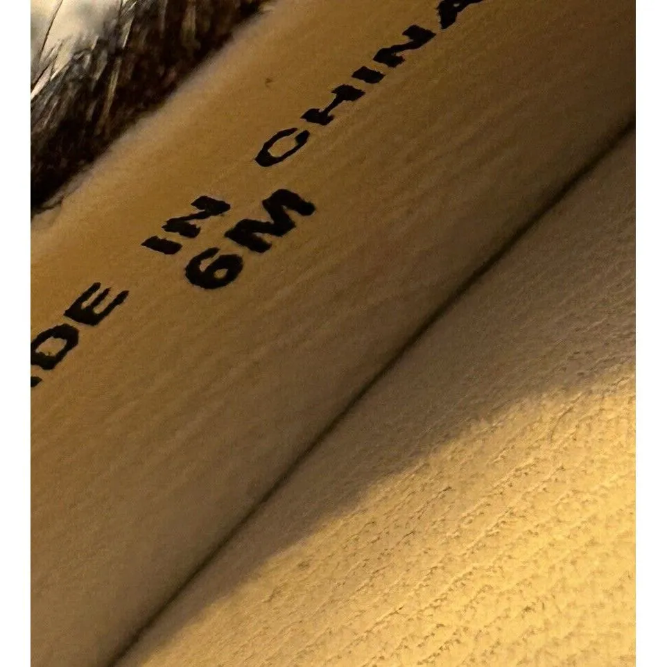 Diane Von Furstenberg Botswana Leopard Print Tan Calf‎ Hair Flat Shoe Size 6M - Image 6