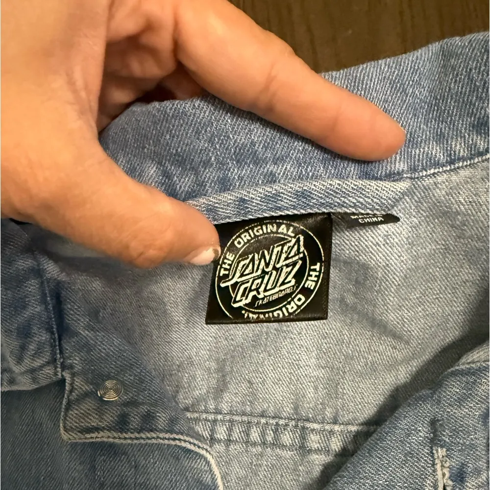 Santa Cruz denim jacket, size S Blue - Image 3