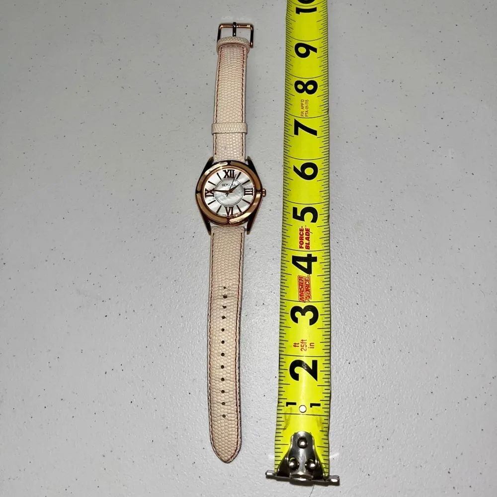 Honora Mother of Pearl Gold Bronze Ladies Analog Watch - Image 2