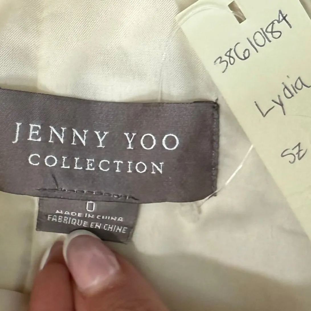 BHLDN Jenny Yoo Cream Lace Lydia A-Line Formal Knee Length Skirt size 0 NEW Tags - Image 7