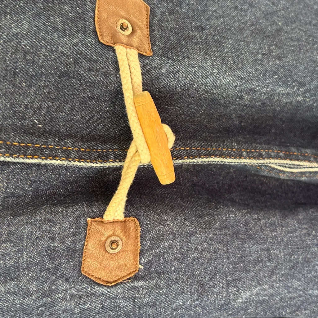 Charter Club Weekend Wear Red Plaid Cotton Chore Coat Sz Large Outerwear Flannel - Image 7