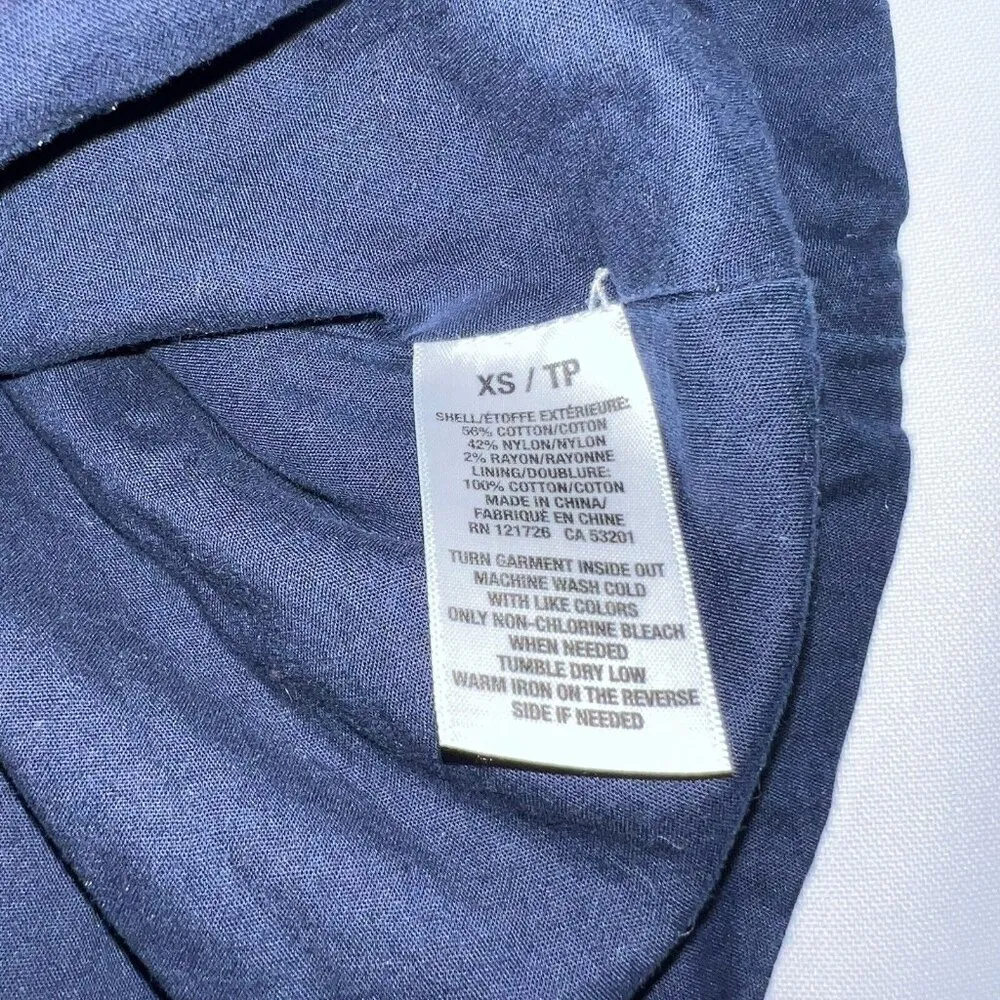 Aeropostale Skirt Womens Extra Small Lace Navy Blue Lined Short Mini Ladies - Image 4