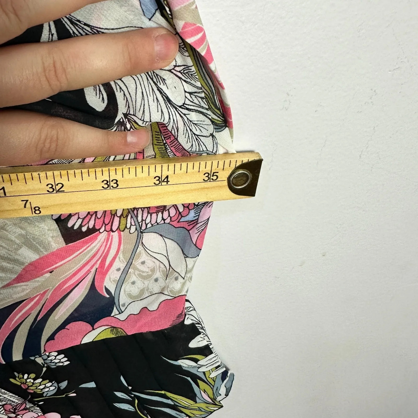 Melissa Paige Blouse Womens L Floral Button Top Y2K Boho Cottagecore Vintage - Image 7