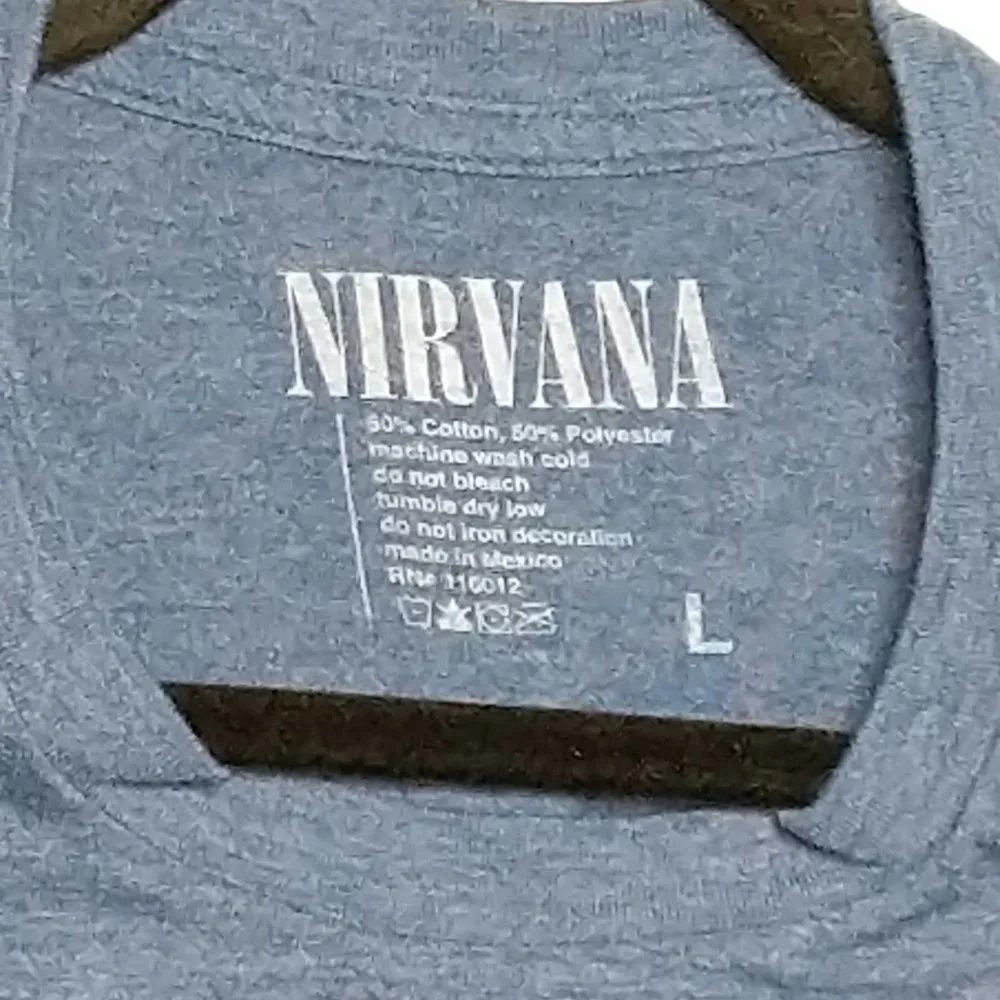 Nirvana  Blue Tee - Size L - GUC - Image 4