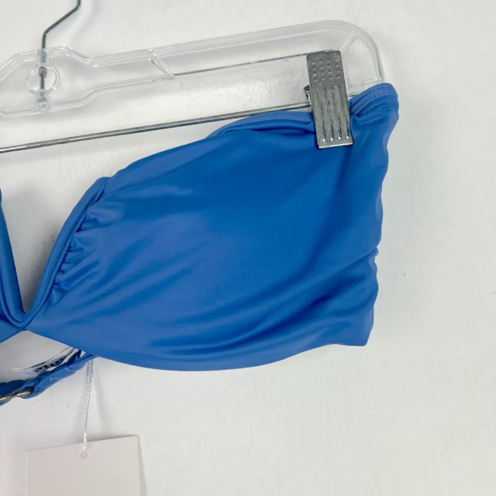 NWT Andie Swim The Scala Top Flat Strapless Horizon Blue Size Large L NEW - Image 4
