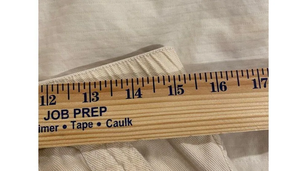 Habitual Women's Cargo Pants M Drawstring Waist Beige Cotton Modal Blend - Image 8