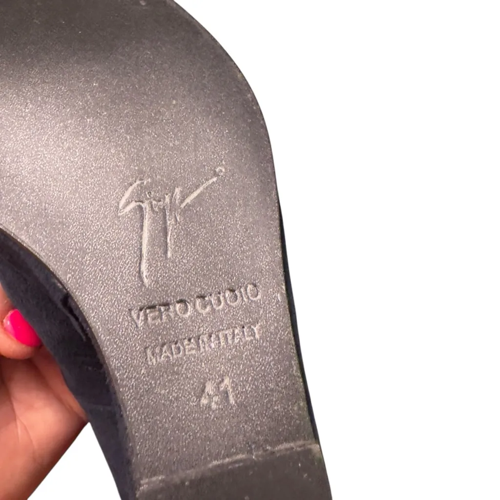 Cole Haan x Nike Air Black Brown Leather Platform Booties Women’s Size 7B in GUC - Image 12