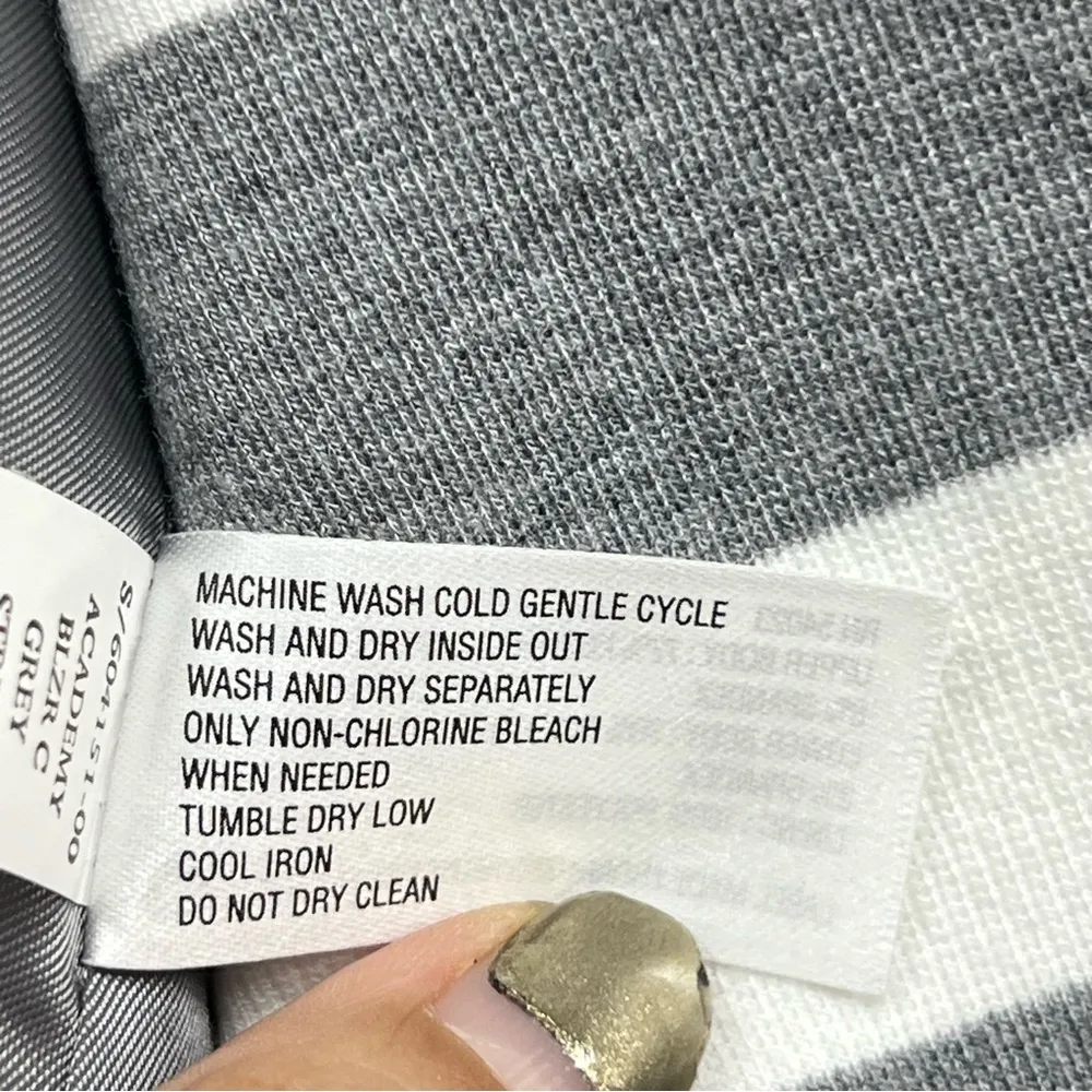 Gap size 0 rugby striped academy blazer shoulder pads - Image 10