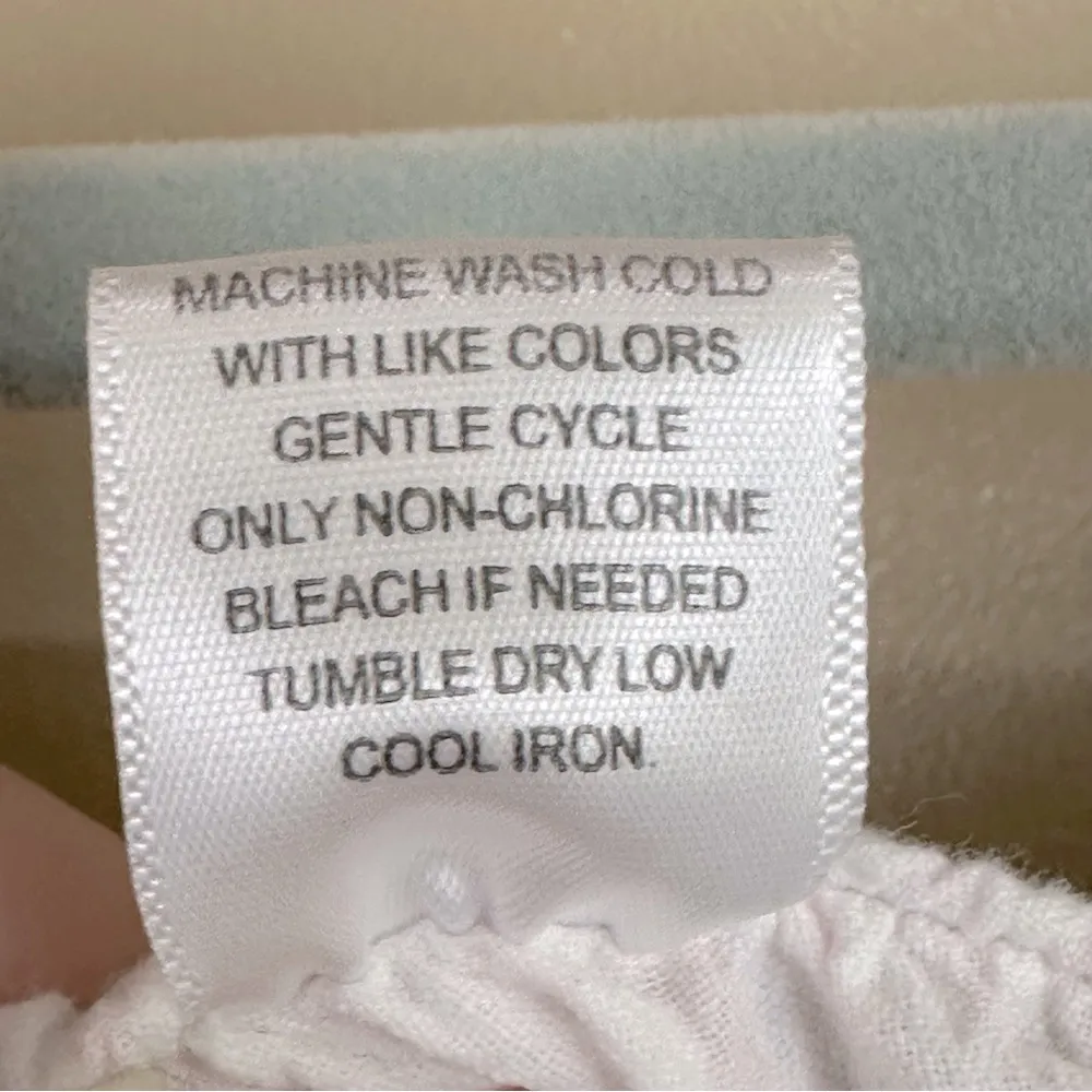 Appleseed's White Pink Striped Seersucker Shirt & Cropped Pants Set PM Coastal Size undefined - Image 13