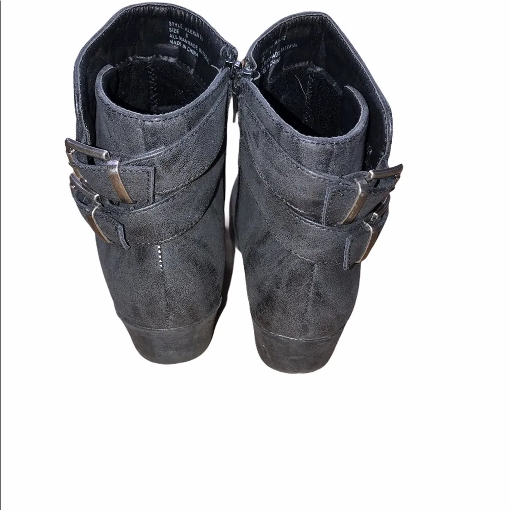 Twisted size 8 Alexia black buckle ankle booties - Image 7