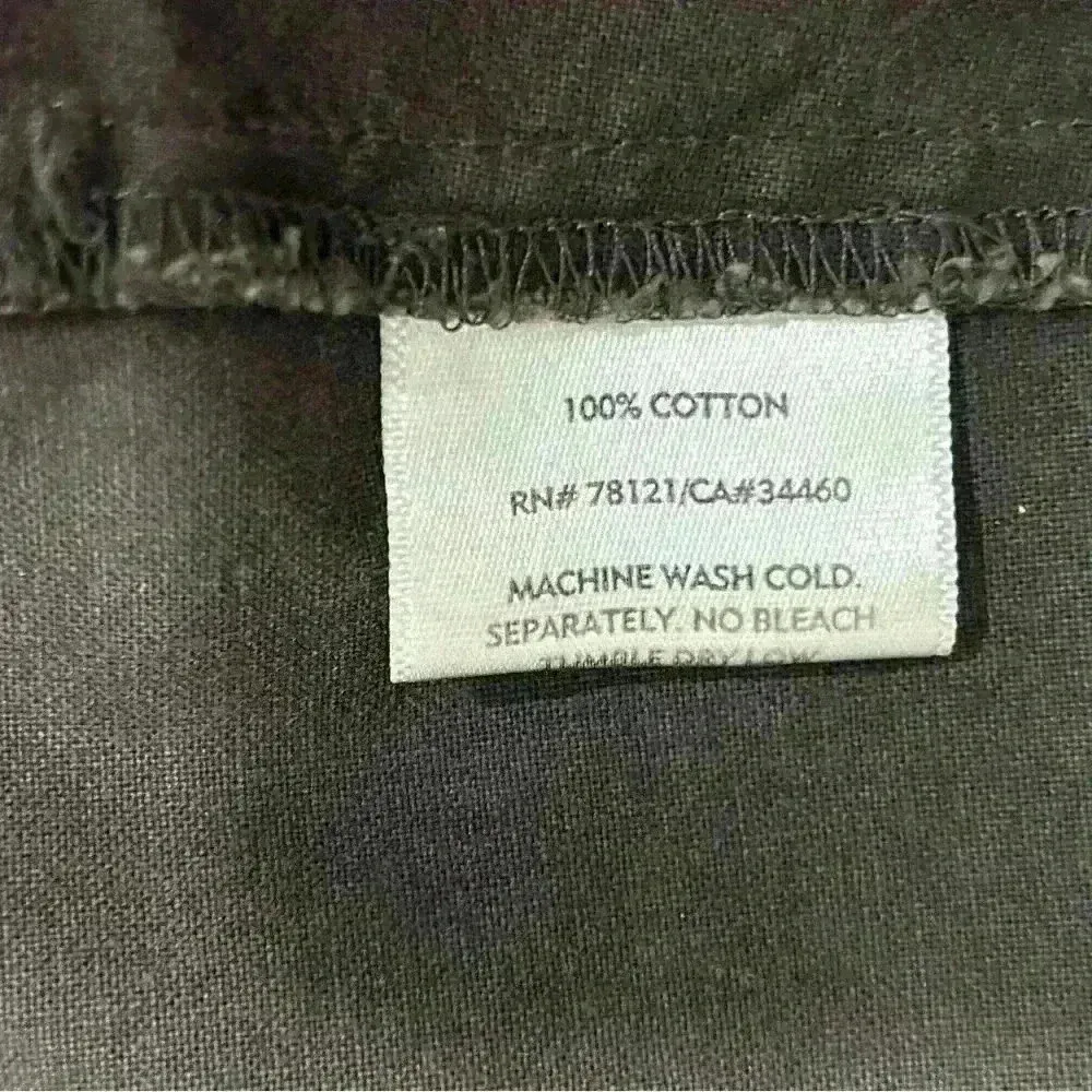 Eileen Fisher 100% Cotton Brown Snap Button Jacket Collared Long Sleeve Size S - Image 5