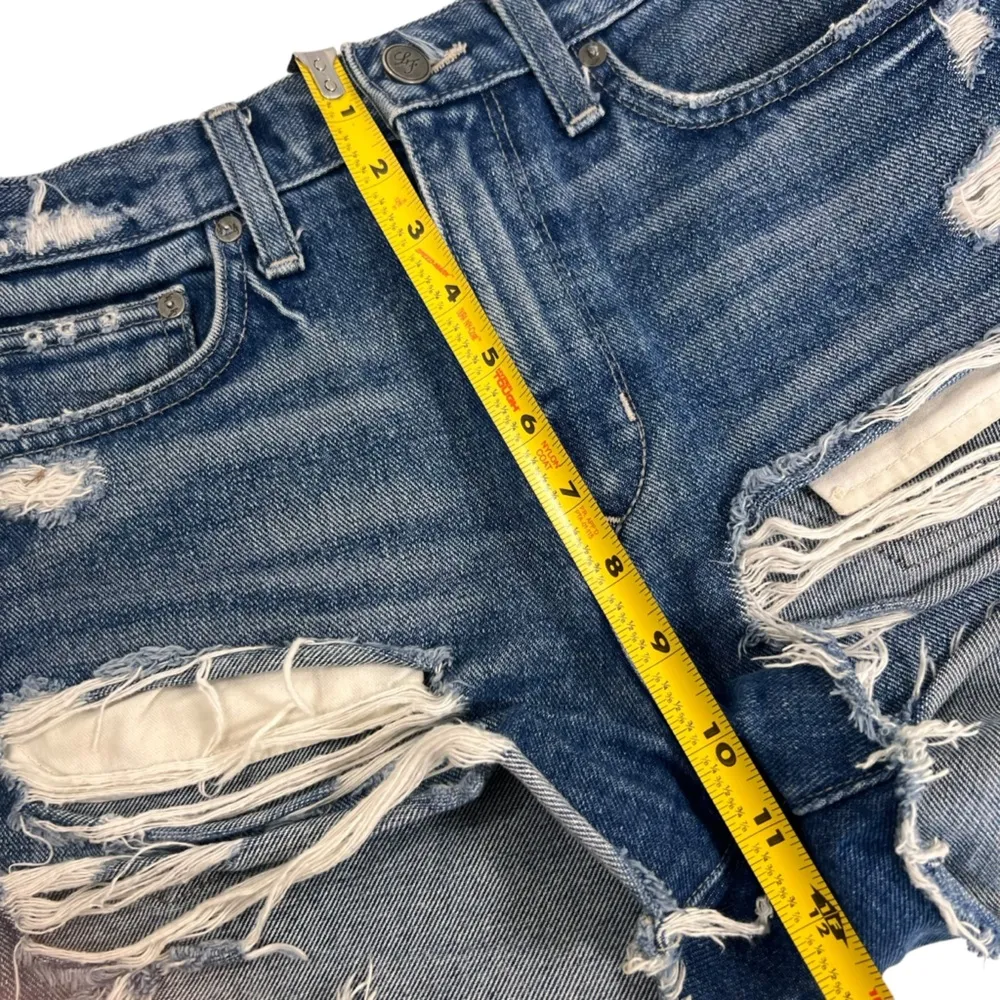 Lovers + Friends Axel Boyfriend Denim Cut Off Shorts - Image 13