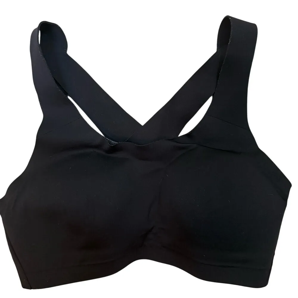 Lululemon Enlite Bra‎ Black Ultralu Molded Cups Back Closure Running Size 32B - Image 3