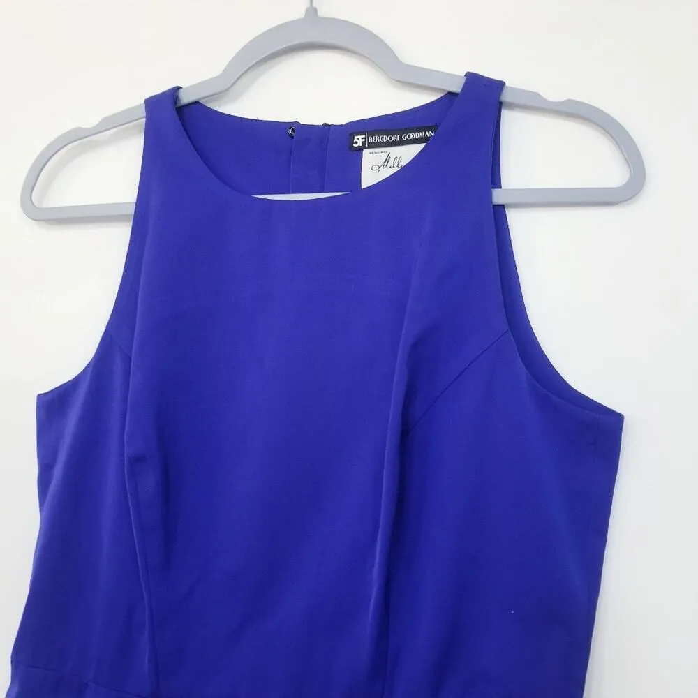 Milly 5F Bergdorf Goodman Cocktail Dress Blue Size 6 - Image 3