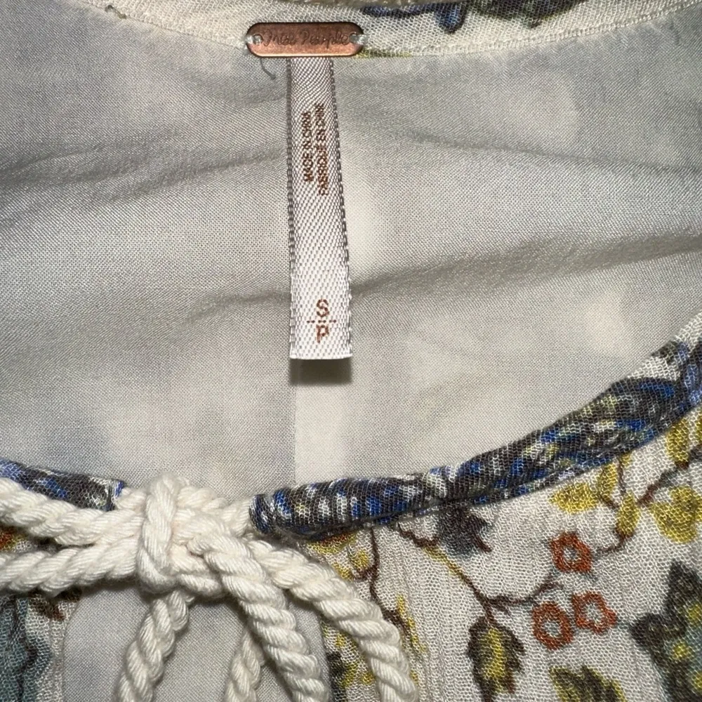 Free People Lucky Loosey Dress in
Honeysuckle Combo - Image 9