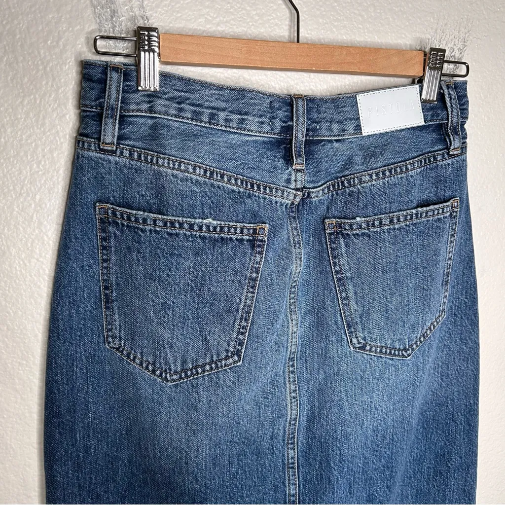 Pistola Alice High Rise Midi Skirt in Fairfax 27 - Image 10