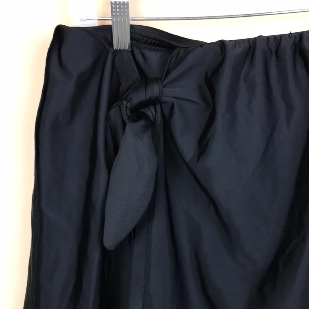 Swimsuits For All Women’s Black Wrap Tie Built - Image 2