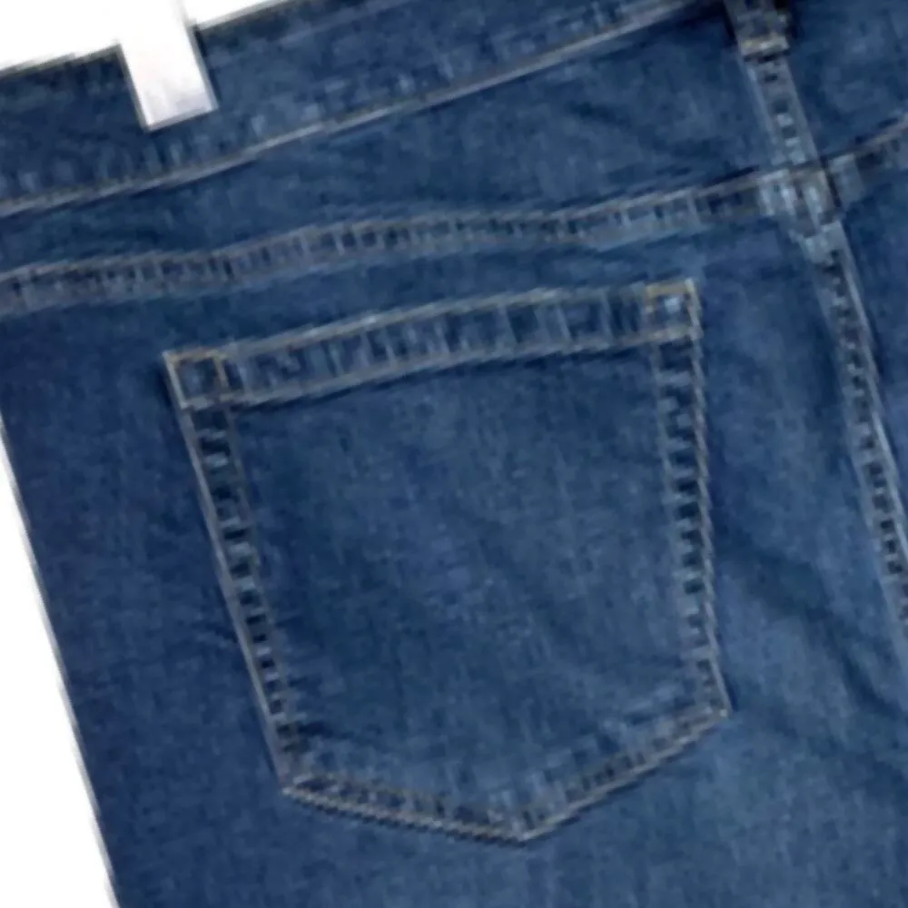 Torrid Shorts Cut Off Mid Rise 5” Raw Hem Frayed Medium Blue Women’s 18 Plus - Image 4