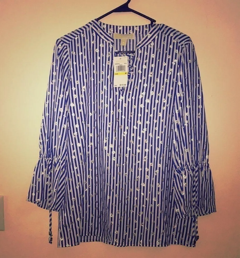 NWT Michael Kors women’s medium Blouse - Image 2