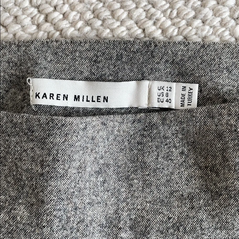 Karen Millen Gray Tweed Skirt size 8 - Image 5