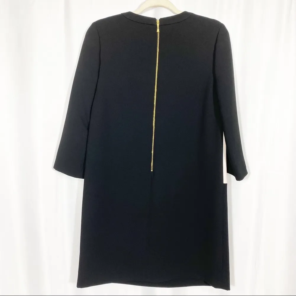 Kate Spade Colorblock Shift Dress: Black White Red - Image 4