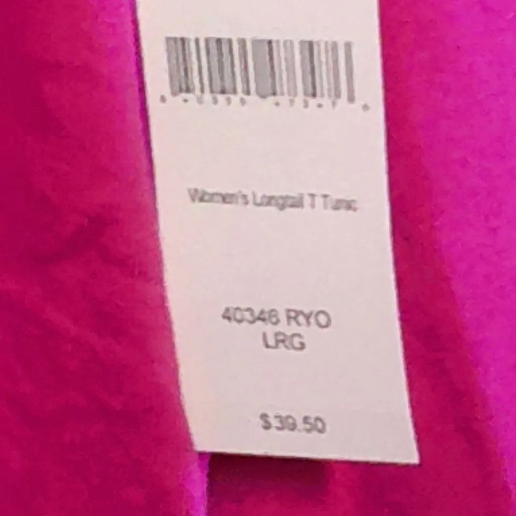 Duluth Trading Co Women's Pink Longtail Tee Tunic Size L - Image 4