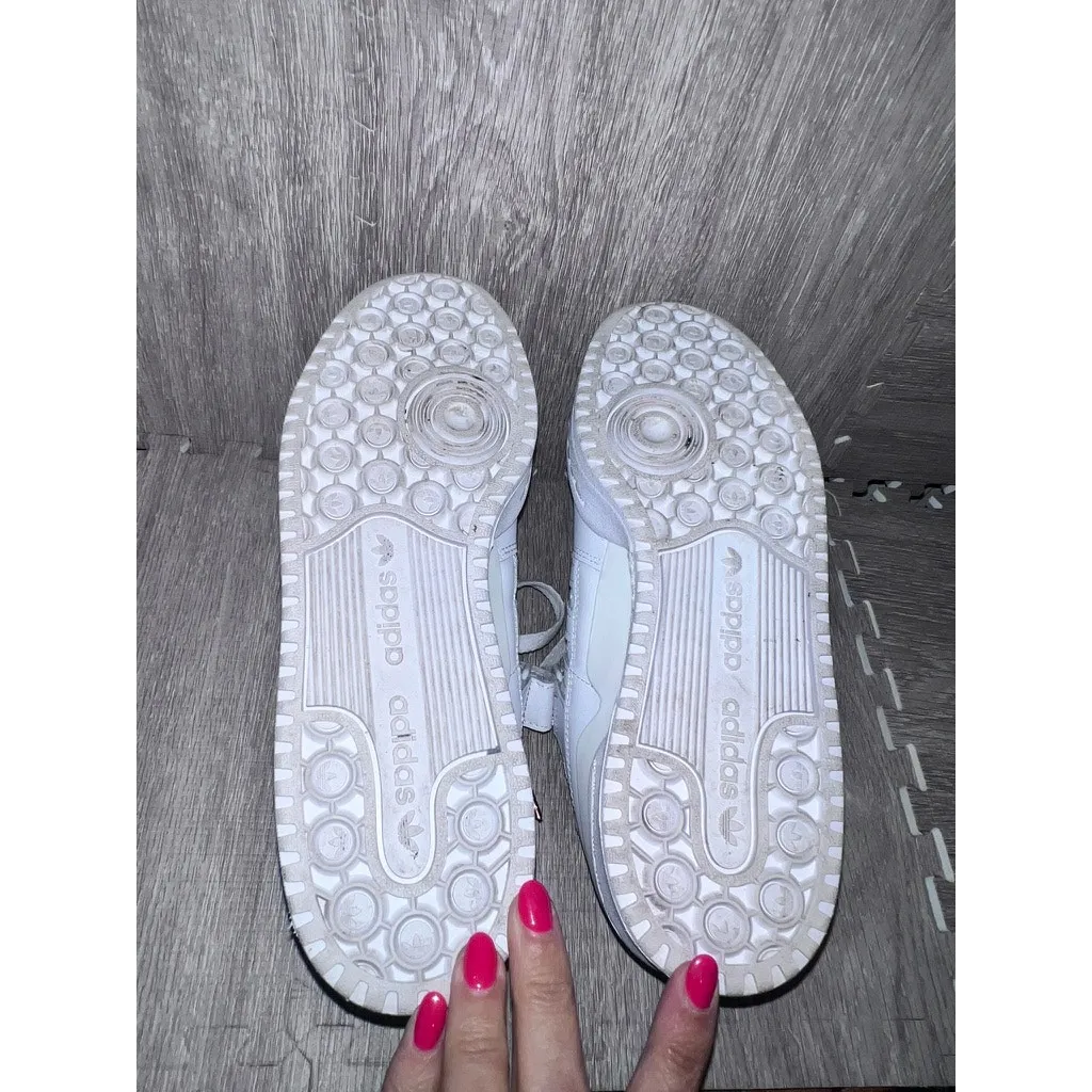 Adidas Women's Forum Low Sneakers White Rose Gold‎ Size 8.5 Casual - Image 9