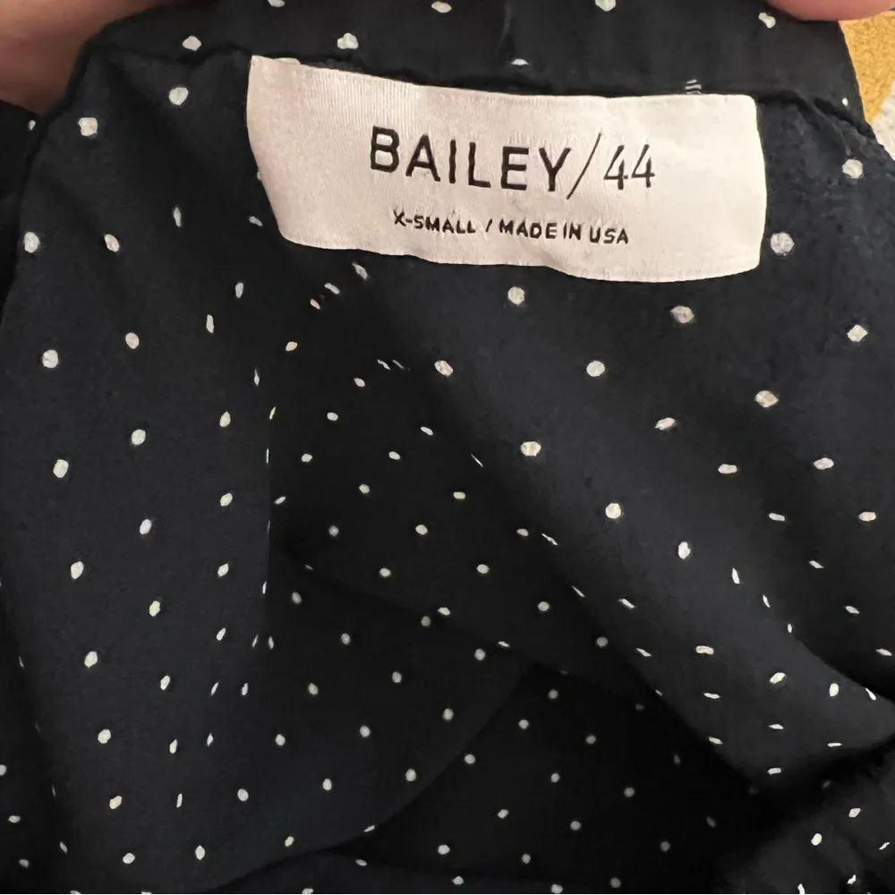 Bailey 44 Womens Navy Off The Shoulder Boxy Long Tie Sleeve Blouse XS - Image 7