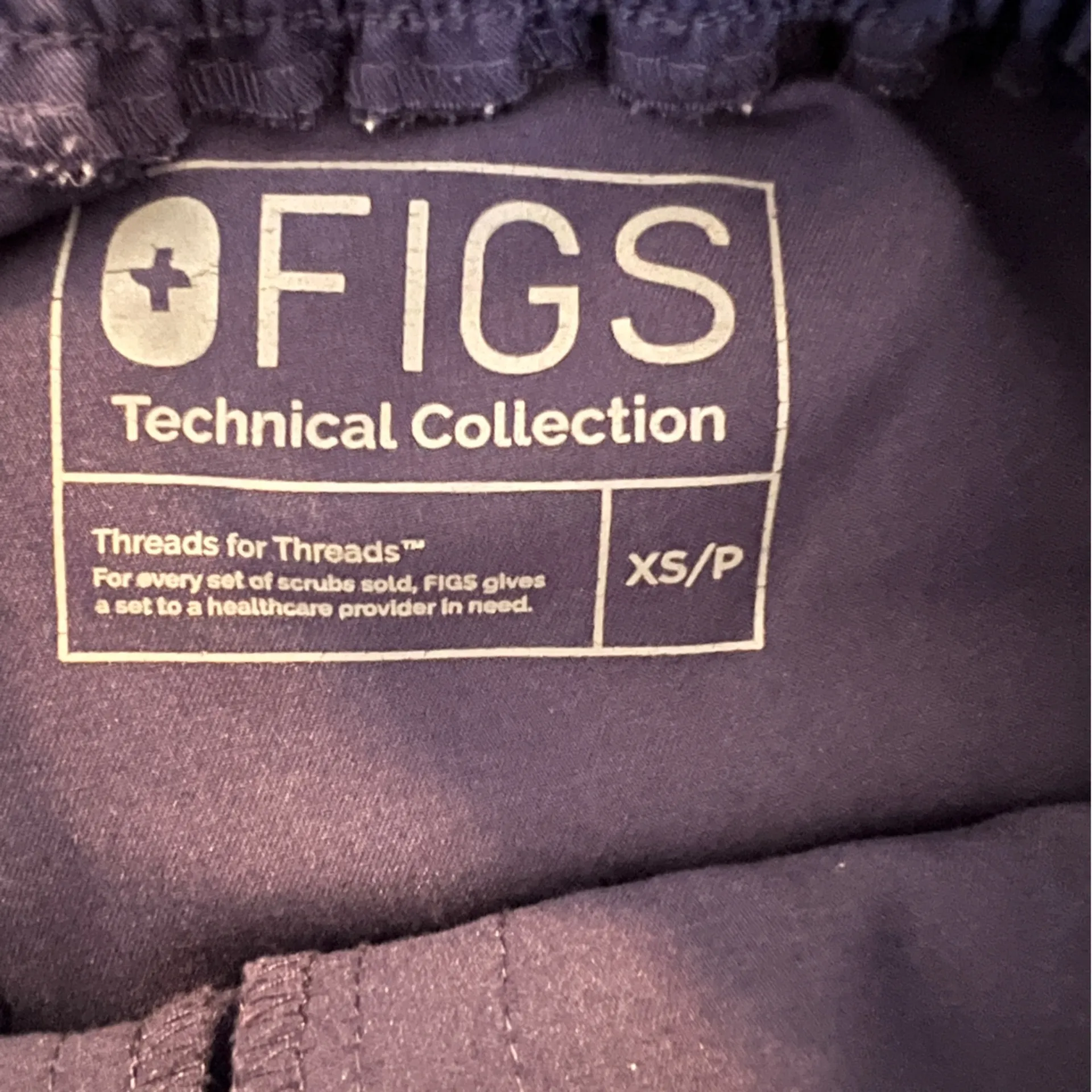 FIGS High Waisted Yola Skinny Cargo Pockets Women Size XS/P Blue PO 1356 - Image 10