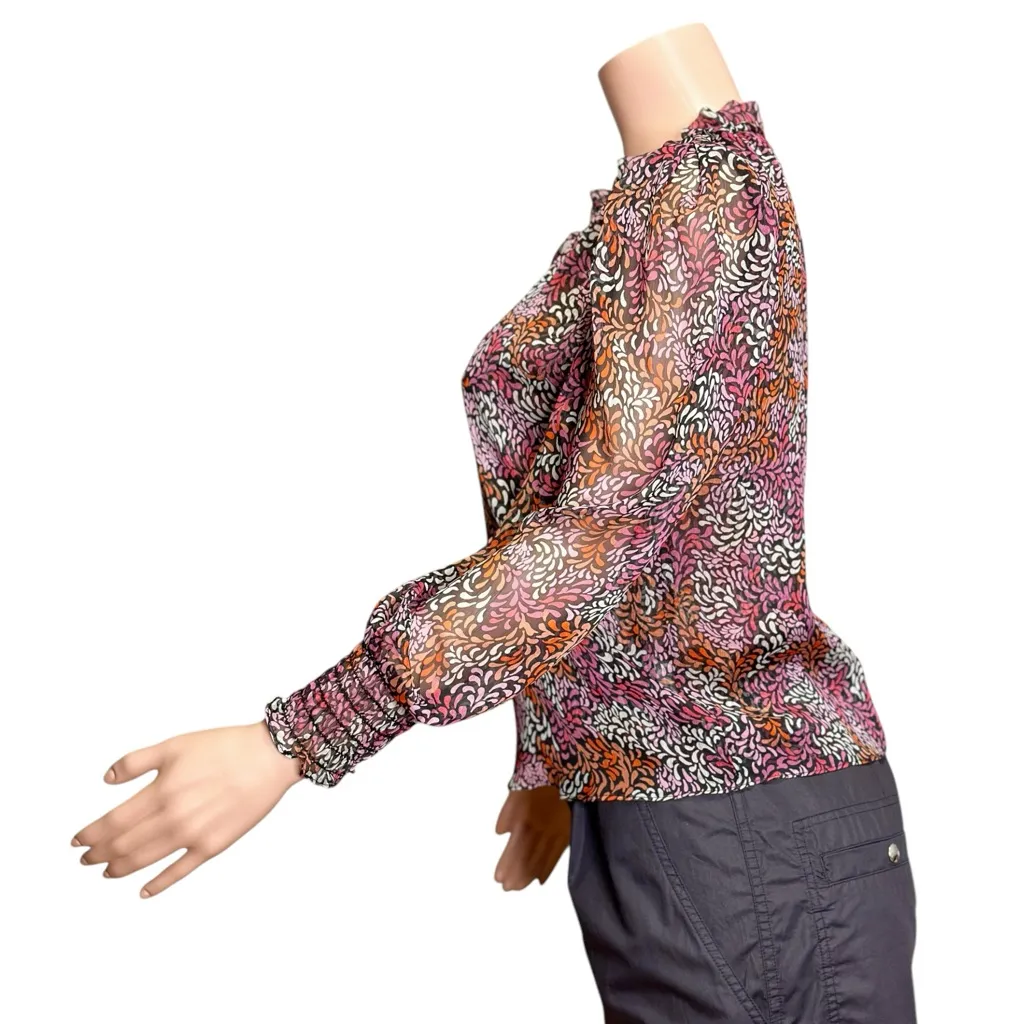NEW MISA LOS ANGELES Siena Top, Autumn Floral, XS - Image 8