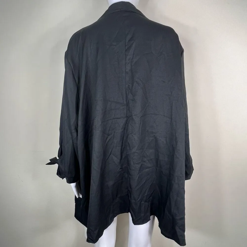 Bloomchic  Cascading Tie Sleeve Jacket - Image 6