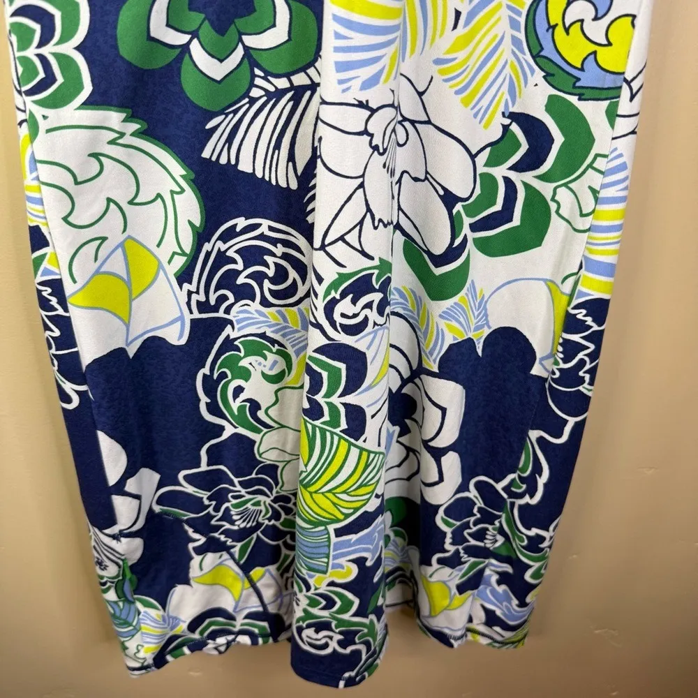 Title Nine Floral Sleeveless Racerback Strappy Dream Mini Dress Size Medium - Image 8