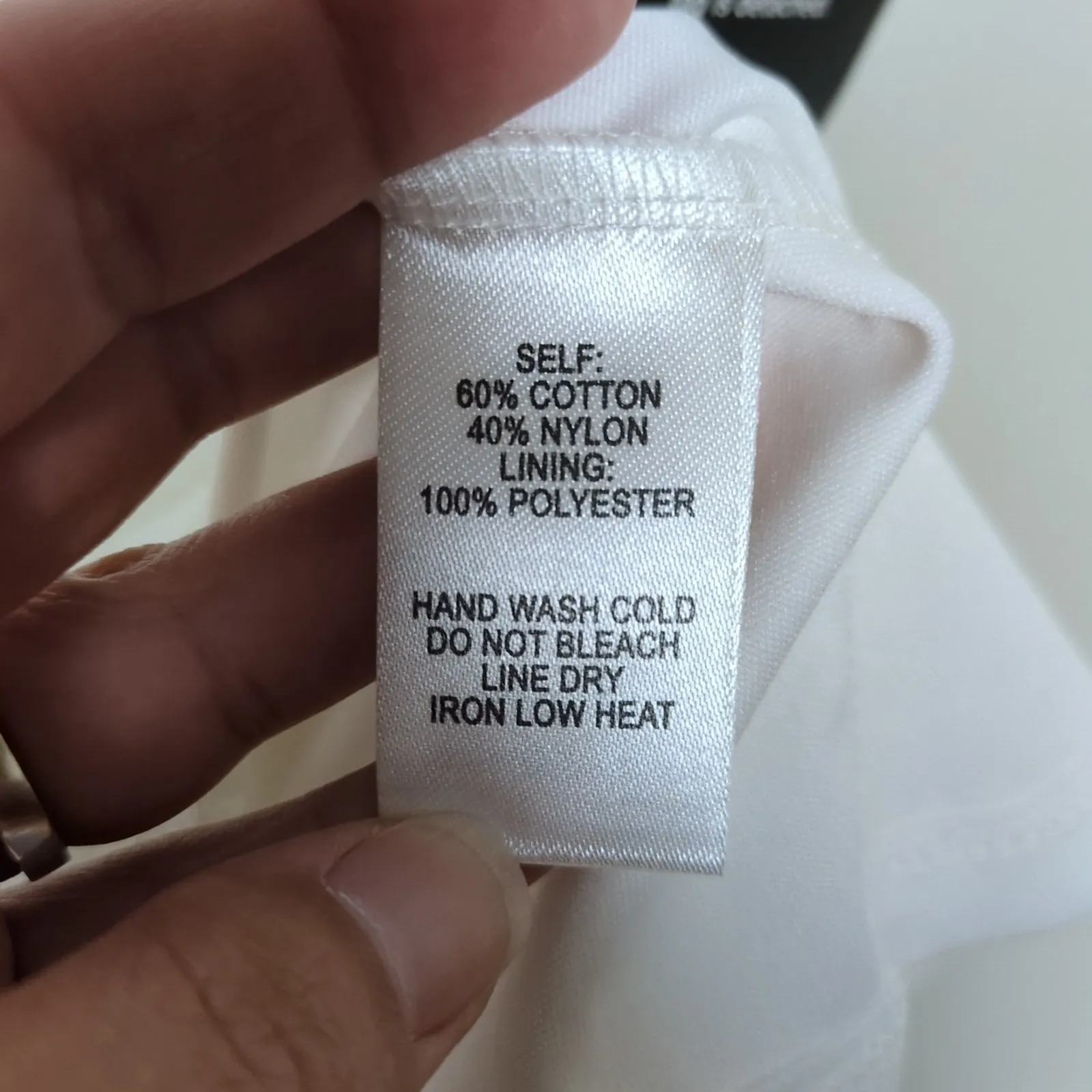 LULUS White Remarkable Sheer Lace Short Sleeve Mini Sheath Dress Women's Large - Image 7