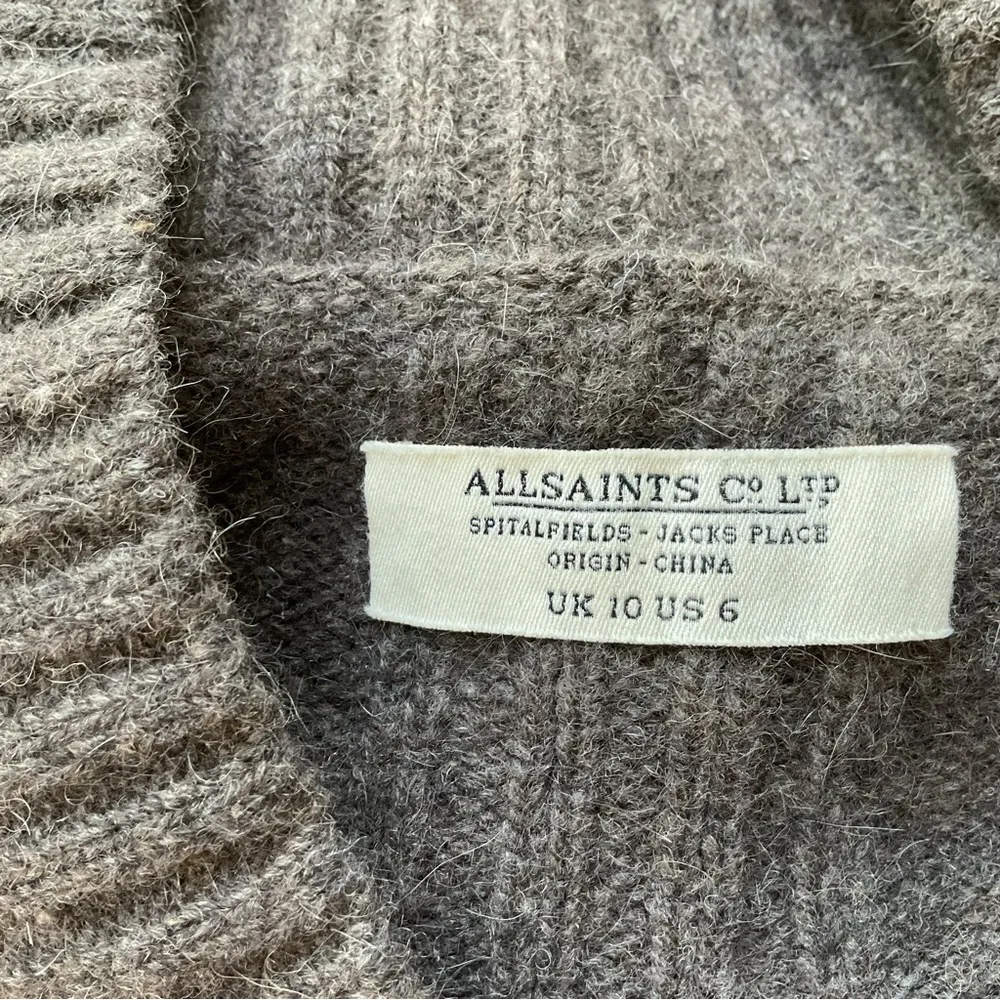 Allsaints Co Ltp Spitalfields Lambswool Angora Sweater Size 6 - Image 4