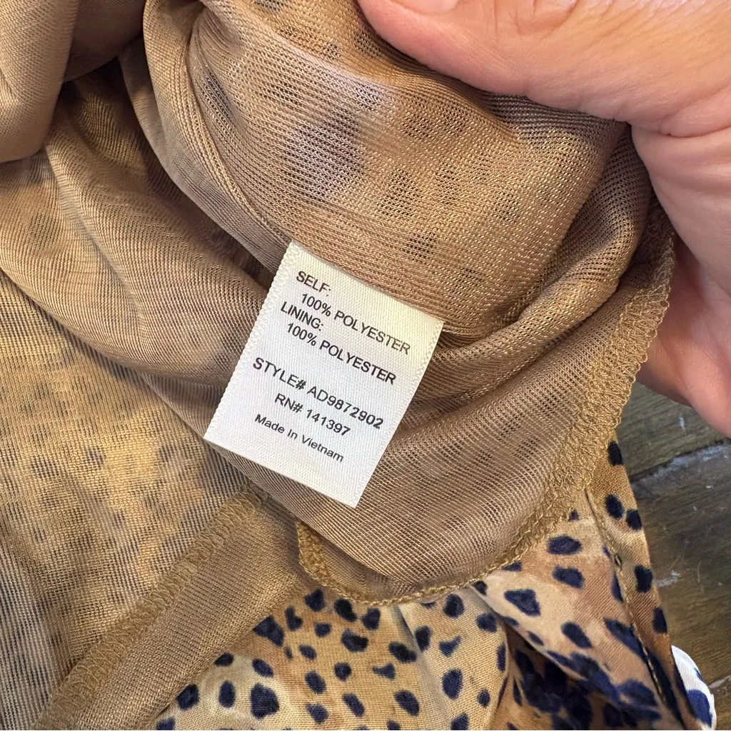 ASTR Strapy Cheetah Slip Dress Spots Animal
Print Revolve Medium Tan Brown - Image 7