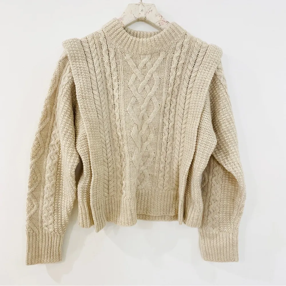 Isabel Marant Etoile 100% wool Cable Knit Sweater - Image 5