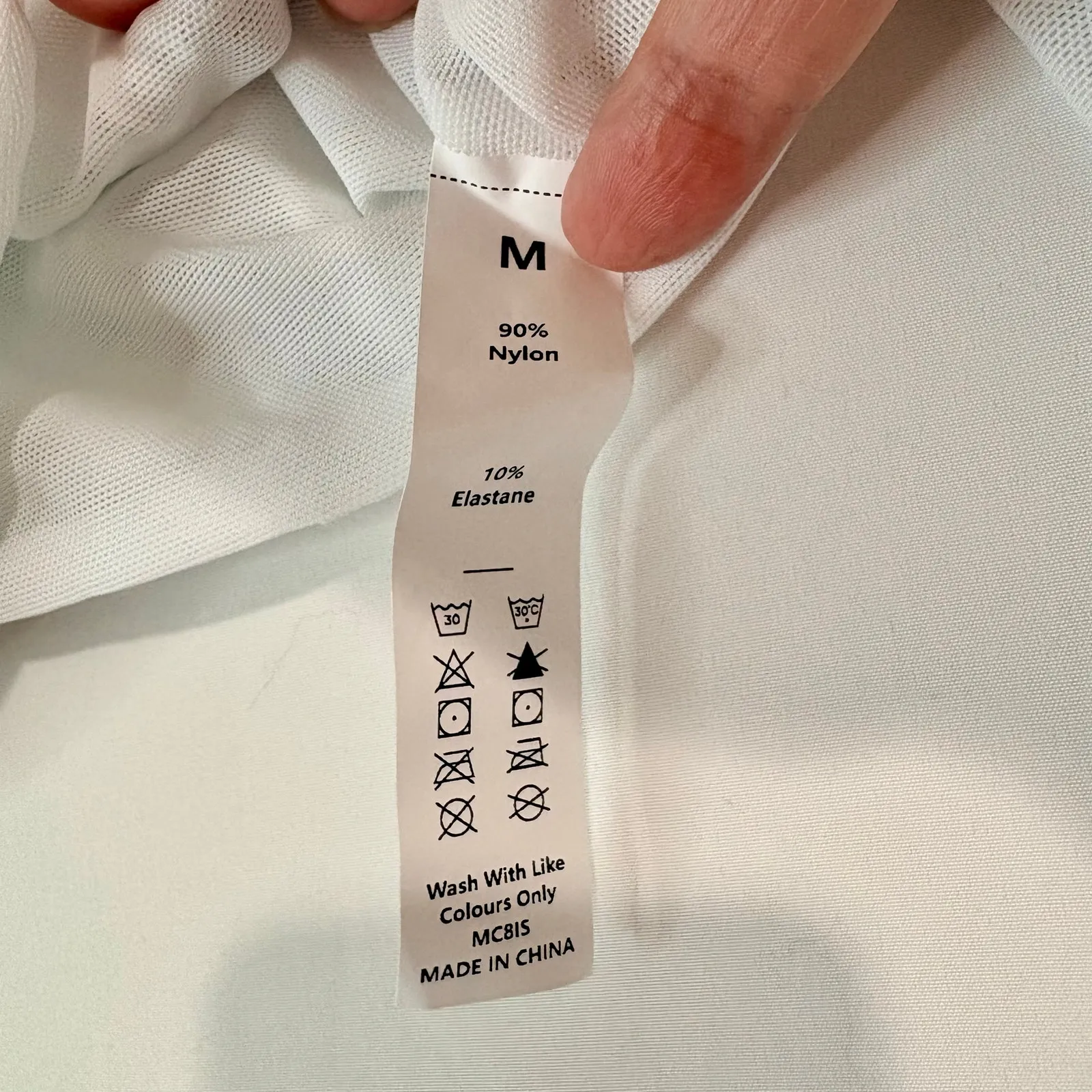 Halara Women’s Long Sleeve Cropped Corset Top Snow White Medium NWT Summer Girly - Image 2