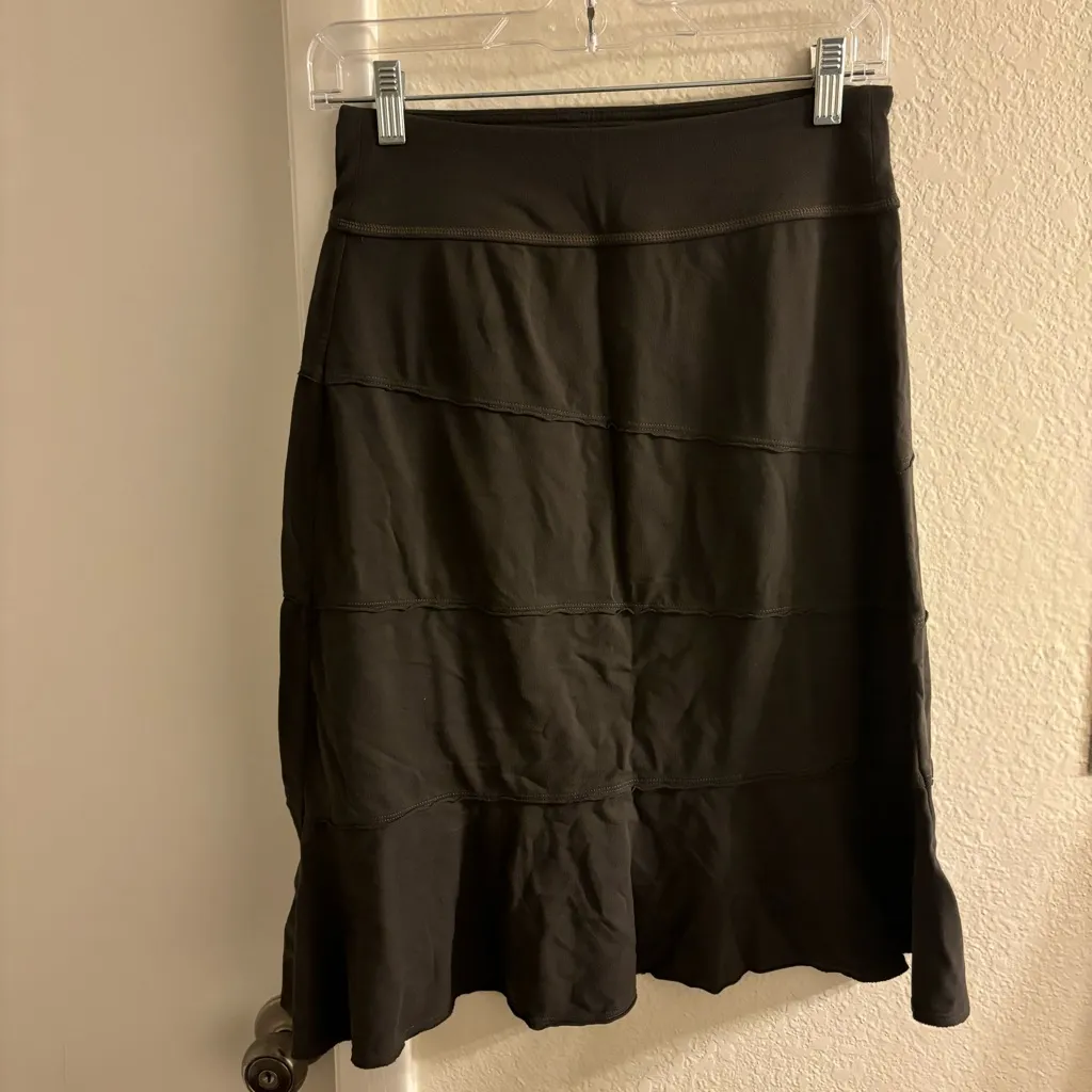 Lot of 2 Athleta flare skirts navy blue & dark gray — size XS petite (XSP) - Image 4