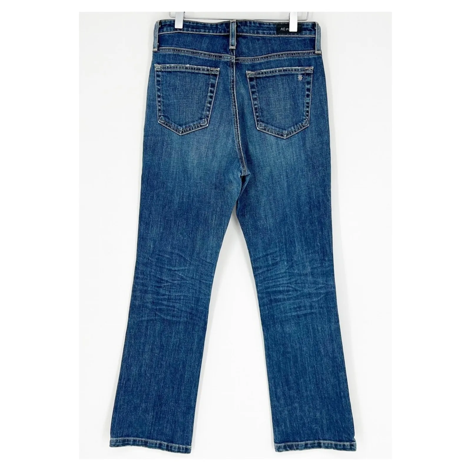 Alexa Chung for AG Sabine High‎ Rise Straight Leg Jeans 28 Blue - Image 4