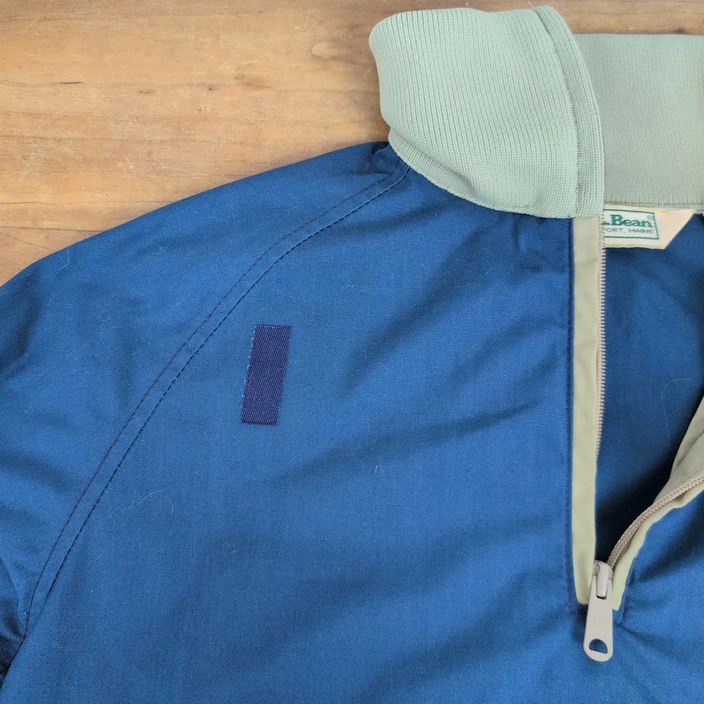 Women's Vintage LL Bean Anorak Blue Jacket Medium - Image 3