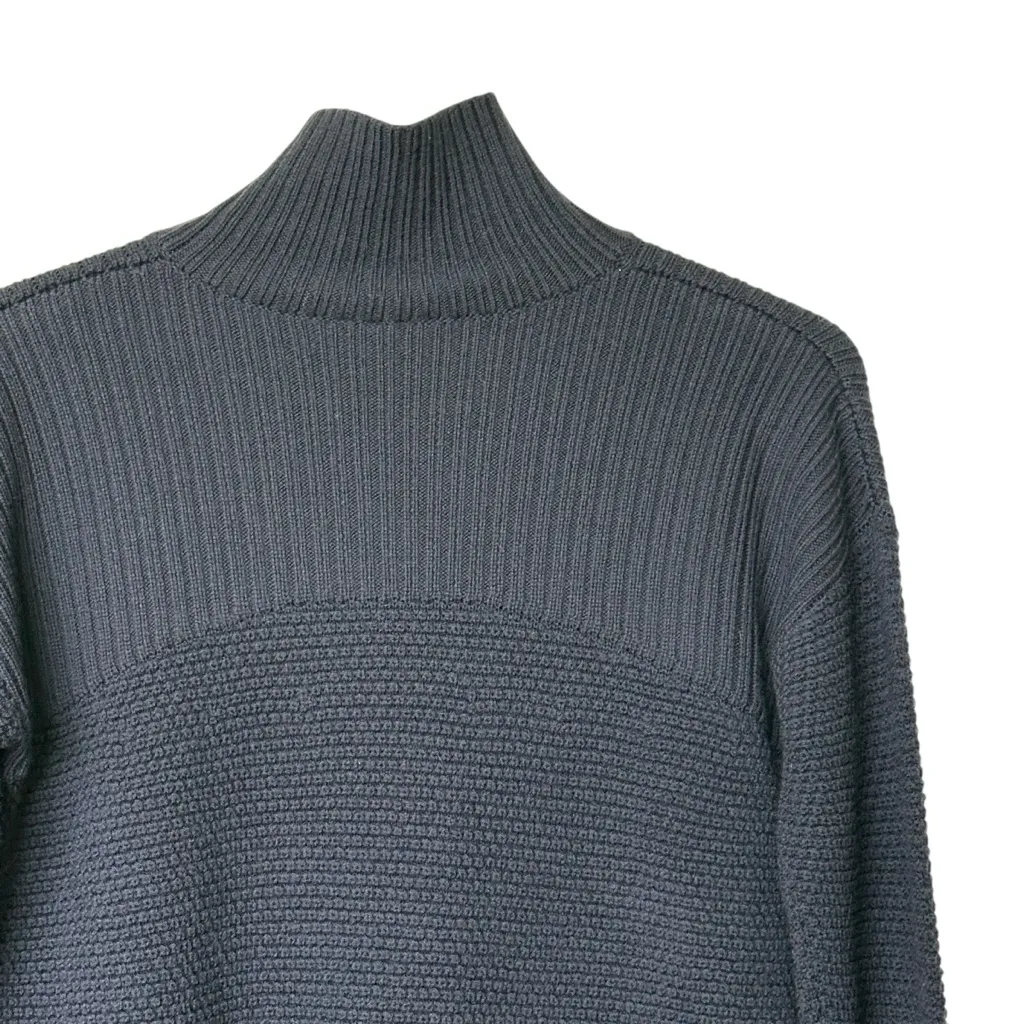 Lululemon Warm and Restore Merino Wool Turtleneck Pullover Sweater Navy Size 6 - Image 7