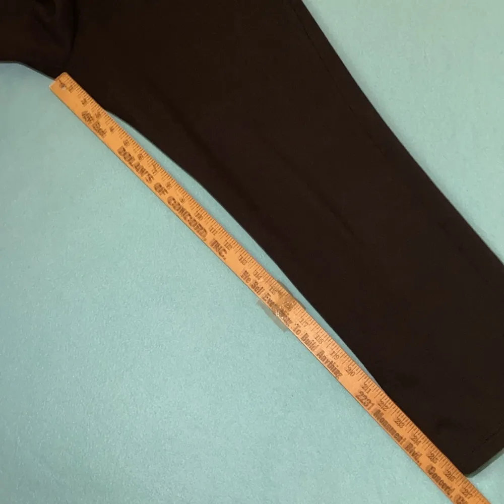 BLAIR pull on sweatpants black elastic waistband drawstring size L - Image 7