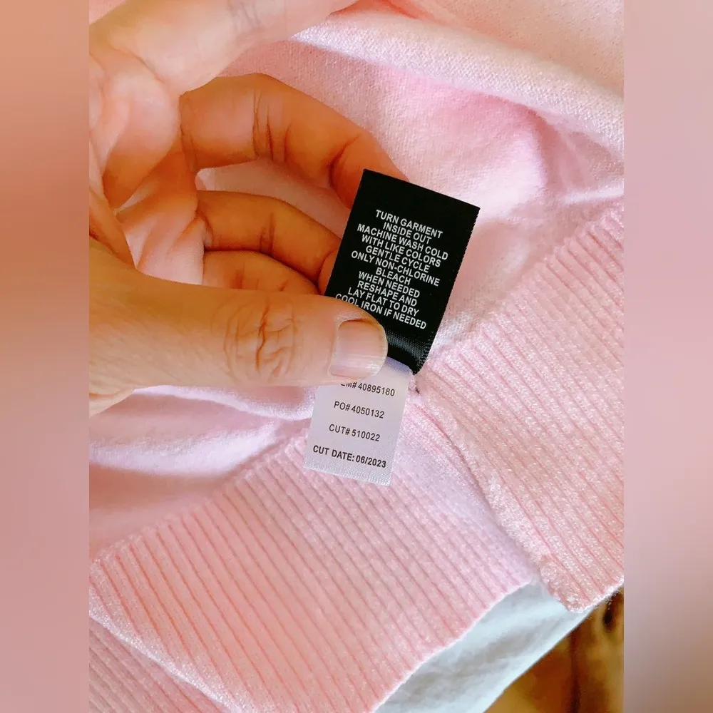 Plus Size pink Open Front Cardigan Womens Size 3X Everyday Essential - Image 8