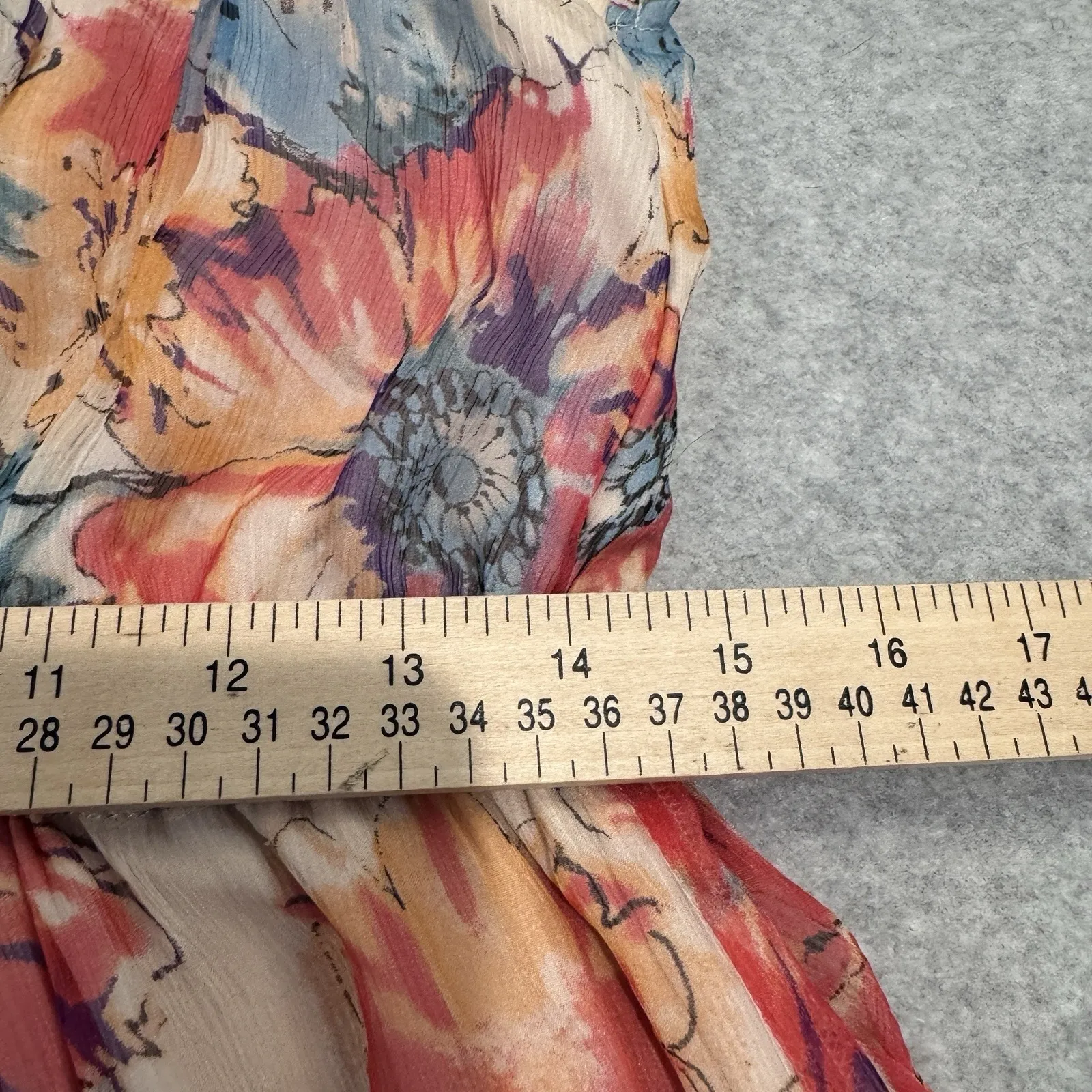 Greylin Tiered Romantic Maxi Dress Small Silk Floral Cottagecore Fairy Boho - Image 15