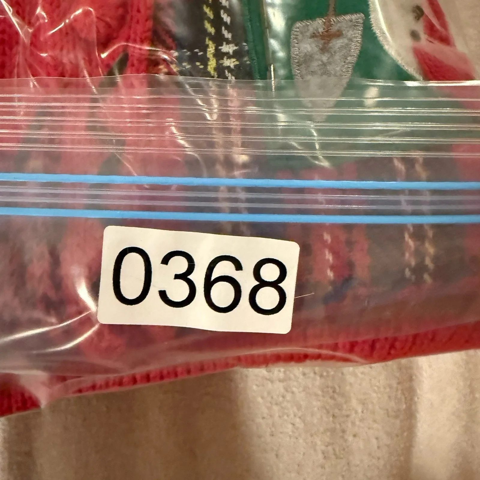 VTG Christmas Sweater Vest Women MED Red Embroidered Fringe Beaded Ugly Party - Image 13