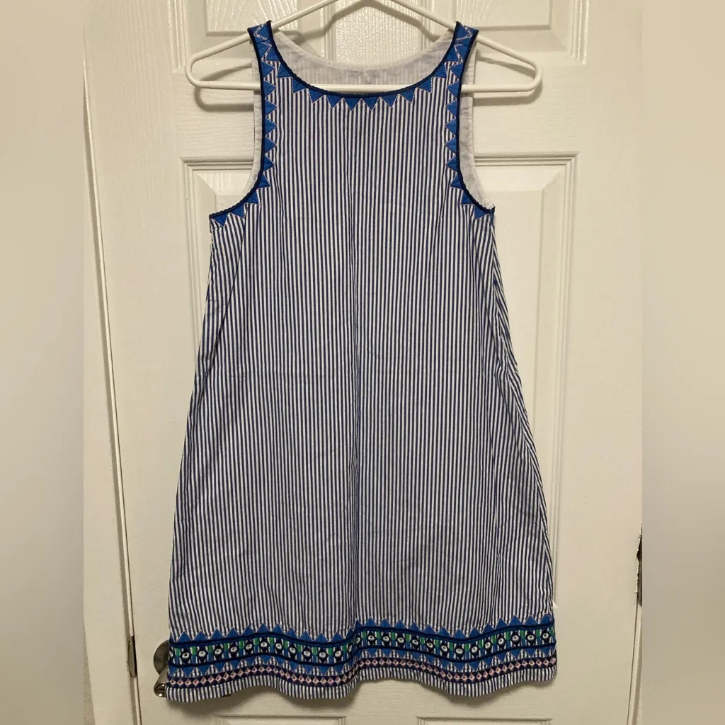 Vineyard Vines  Geo Prep Embroidered Shift Swing Dress - Image 2