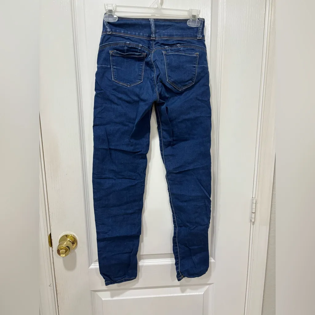 Wax Jean Classic Blue Denim Pants - Image 2